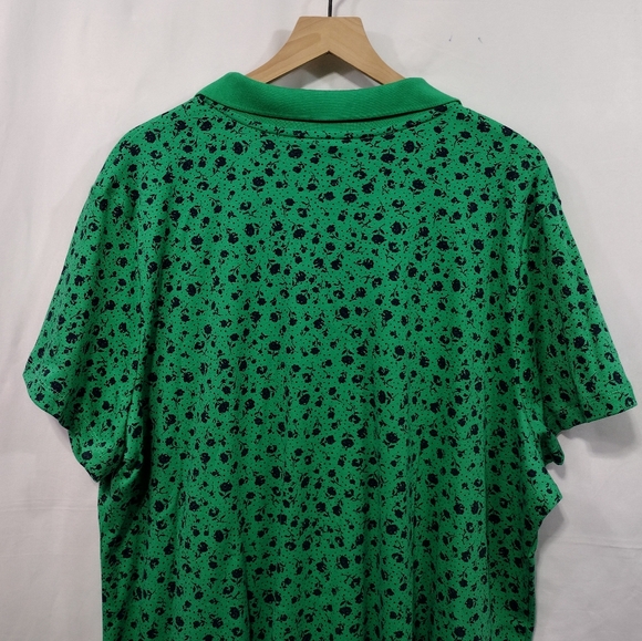 NWT Karen Scott Floral Polo Top Women's 3X Green Cottagecore Retro Casual Comfy - Picture 6 of 11